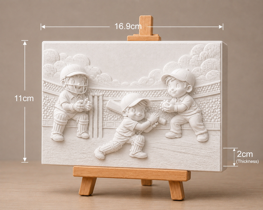 Little cricket champs 3D canvas kit