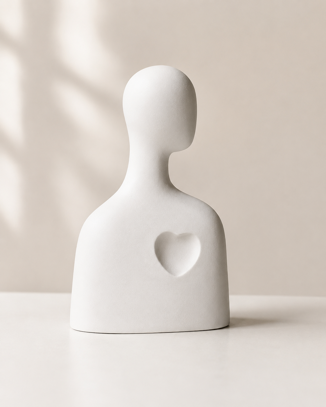 Minimalist Heart sculpture