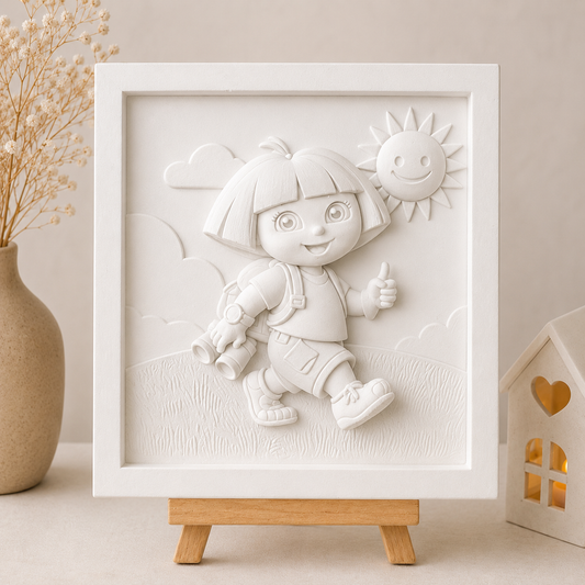 Paint Your Own Dora Canvas Kit
