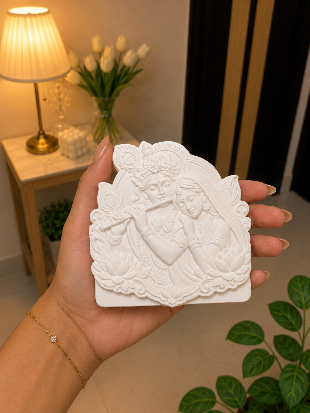 Radha Krishna divine harmony canvas kit .