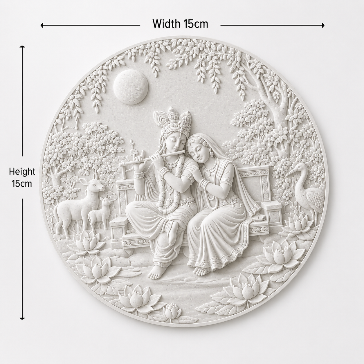 Radha Krishna DIY 3D paint kit (15cm)