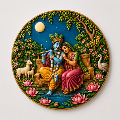 Radha Krishna DIY 3D paint kit (15cm)