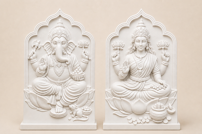 Lakshmi & Ganesha DIY paintable canvas kit