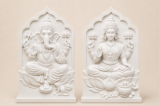Lakshmi & Ganesha DIY paintable canvas kit