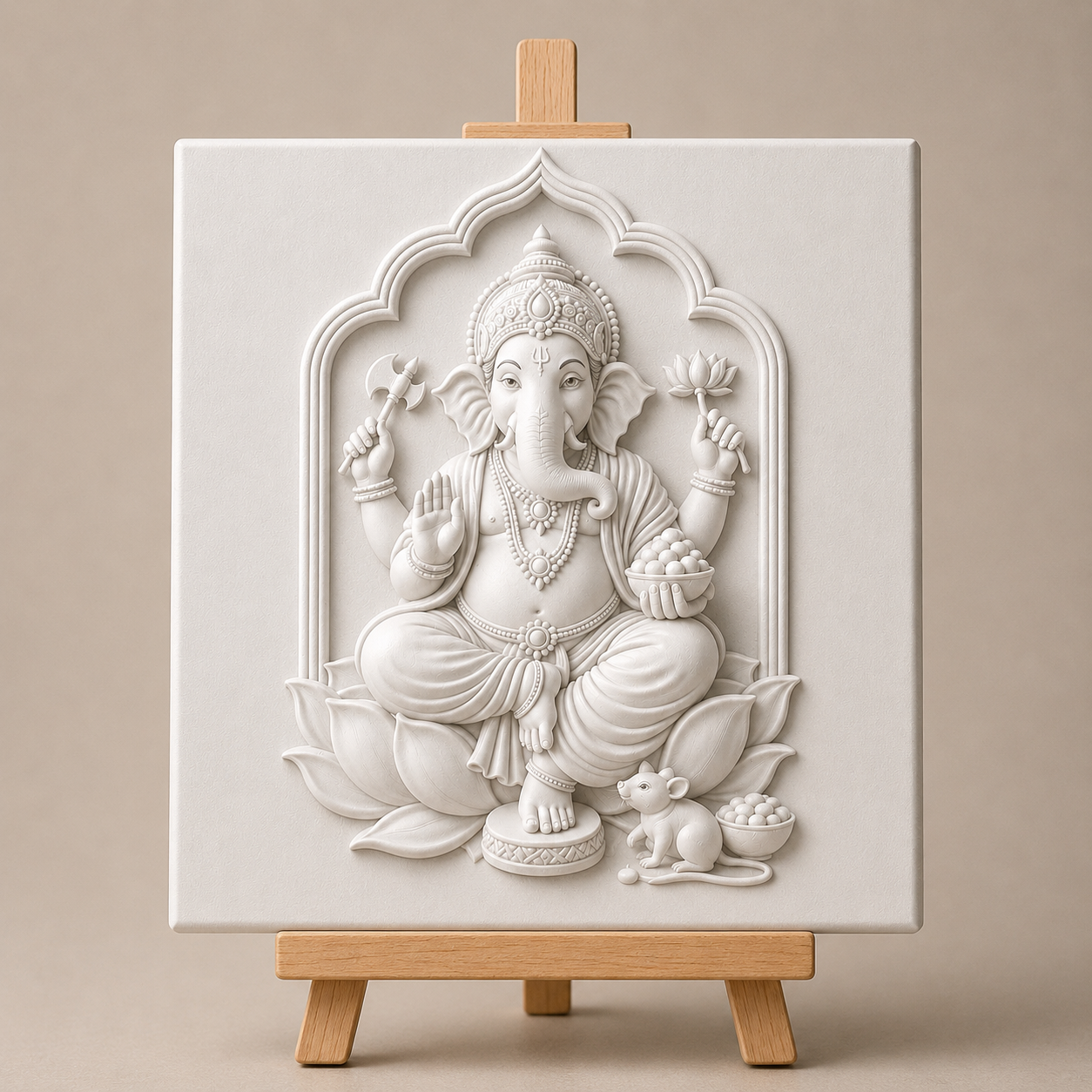 Lord Ganesha canvas paint kit