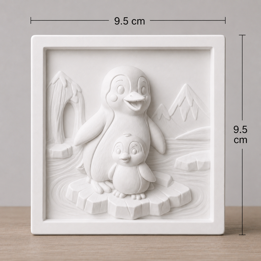 Penguin paradise canvas kit