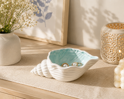 Luna spiral conch | Coastal jewellery & keepsake bowl