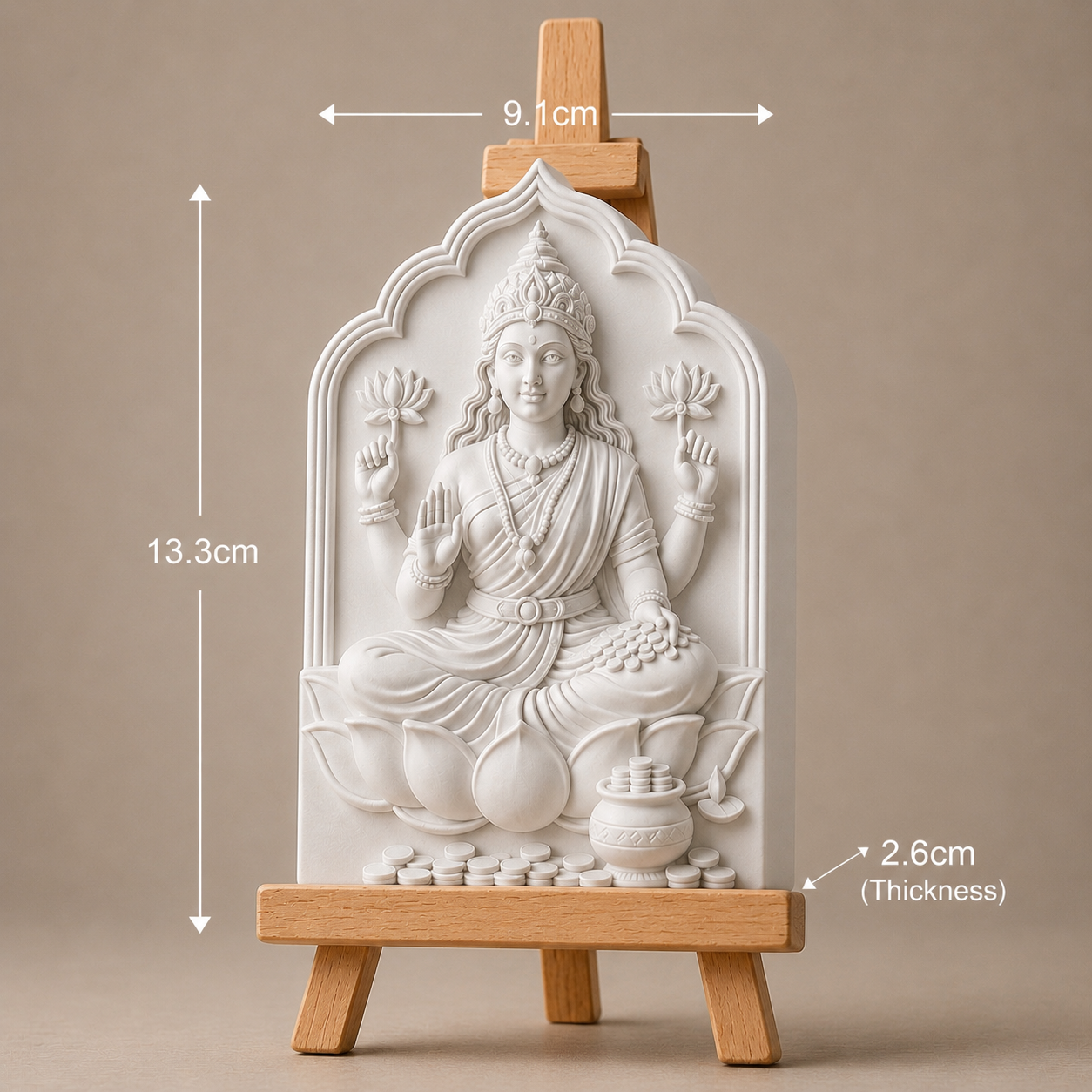 Goddess lakshmi canvas kit