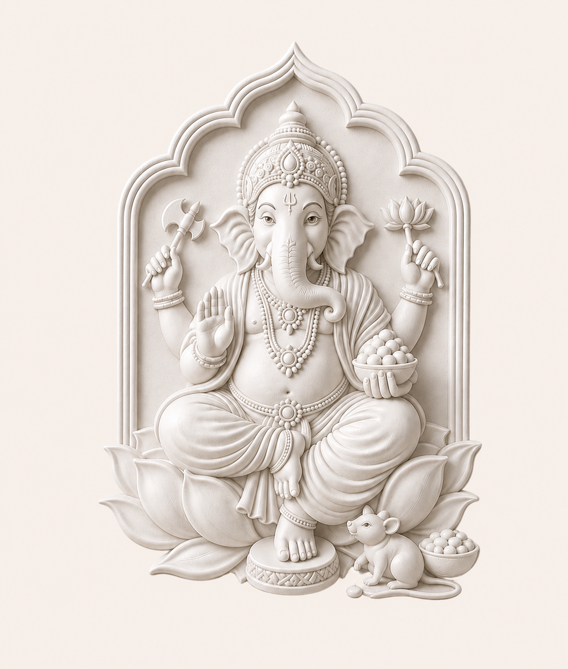 Lord Ganesha canvas paint kit