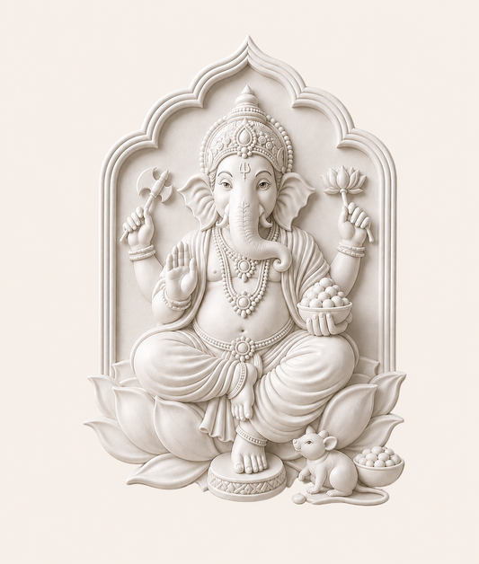 Lord Ganesha canvas paint kit