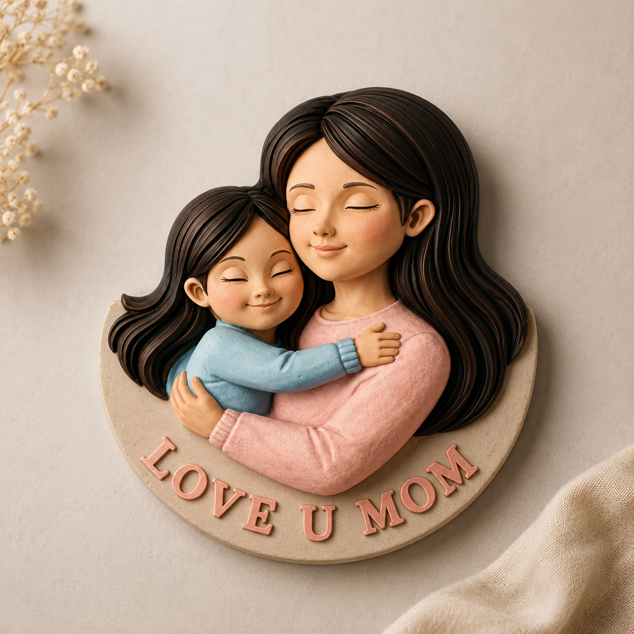 Love U MOM DIY 3D paint kit