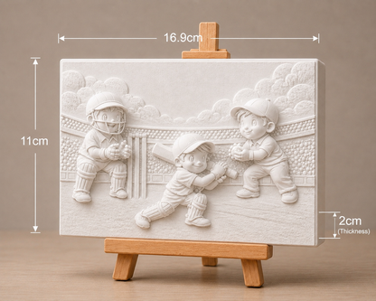 Little cricket champs 3D canvas kit