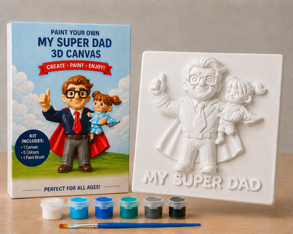 My Super Dad 3D canvas .