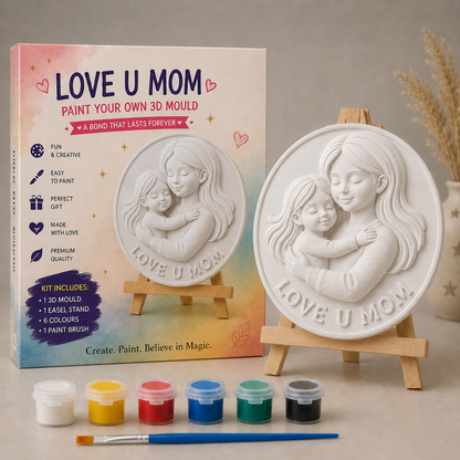 Love U MOM DIY 3D paint kit