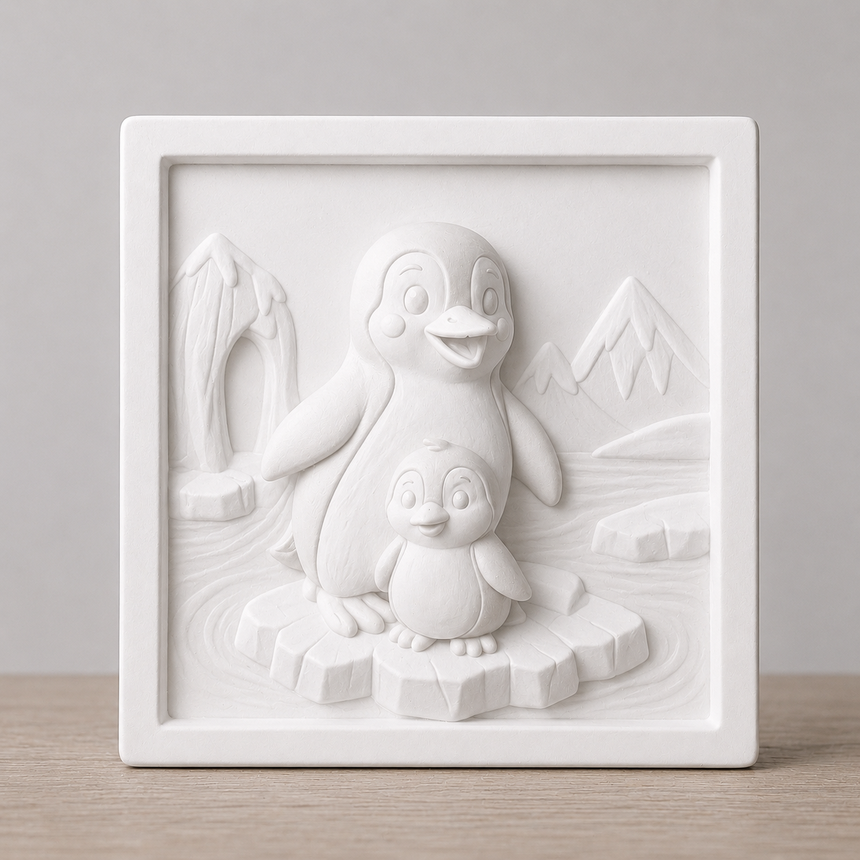 Penguin paradise canvas kit