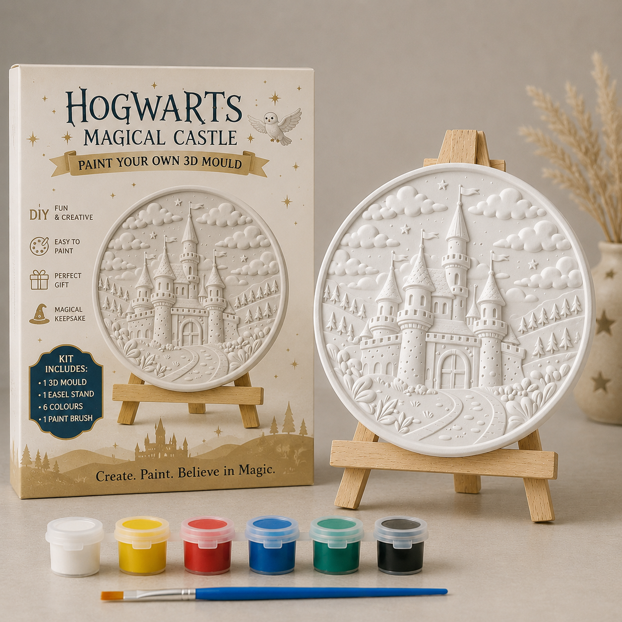 Hogwarts magical castle DIY paint kit