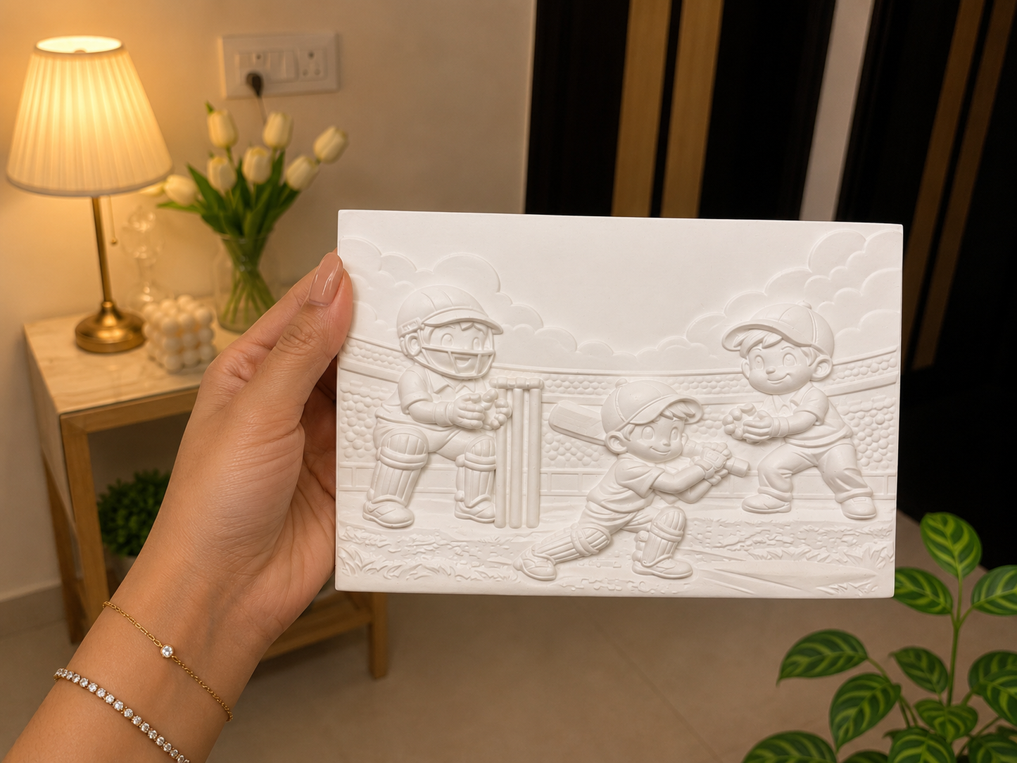 Little cricket champs 3D canvas kit