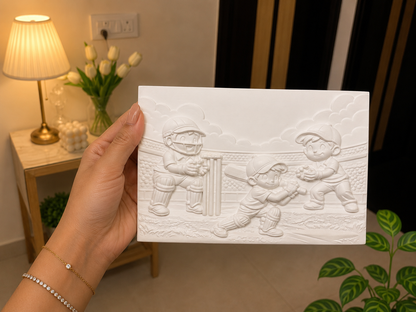 Little cricket champs 3D canvas kit