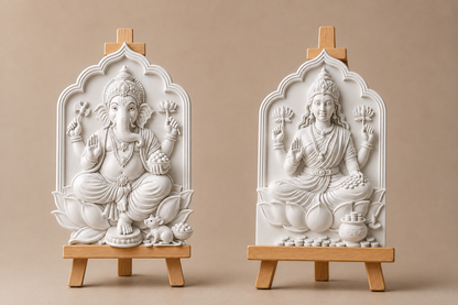 Lakshmi & Ganesha DIY paintable canvas kit