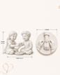 Rakhi DIY paintable magnet kit ( set of 2 ) |NK Muse Studio